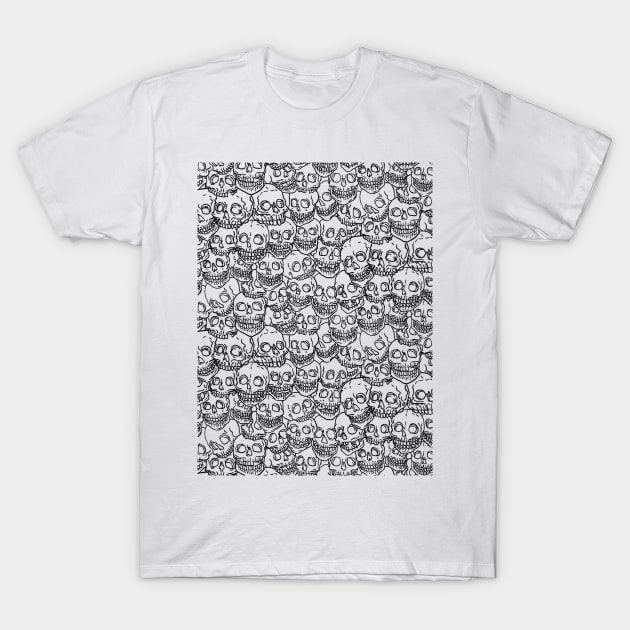 Hella Skulls T-Shirt by barda